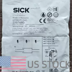 1 Stück Neu SICK GTB6-P1241 Lichtschranke Sensor Originalverpackt Brandneu - Bild 1 von 3