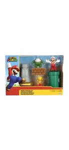 Super Mario World Nintendo Play Set Mario 2" Fire Mario, Red Koopa Troopa - Foto 1 di 4