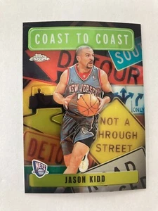 2002-03 Topps Chrome Coast to Coast #CC2 Jason Kidd Nets - Picture 1 of 2