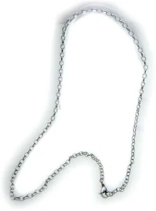 Cadena cadena de anclaje de acero inoxidable 3,0 mm 45 cm acero cadena de acero - Imagen 1 de 2