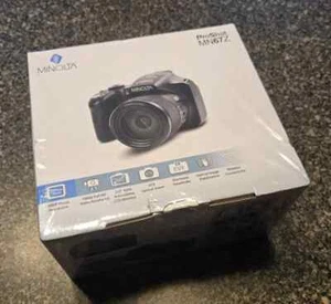 New Minolta Pro Shot 20 Mega Pixel HD Digital Camera with 67X Optical Zoom, Full - Picture 1 of 4