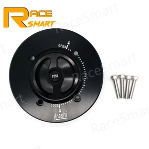 Keyless Fuel Gas Tank Cap Cover For Kawasaki Ninja 650 EX650 Z650 Z900 2017-2022 - Picture 1 of 9