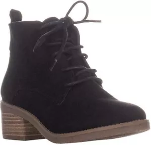 Style & Co. Damen Riziof Leder geschlossene Zehenpartie Knöchelmode, schwarz Größe 9,5 M Neu im Karton - Bild 1 von 4