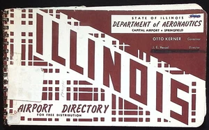 1966 Vintage Illinois  Airport Directory - Picture 1 of 12