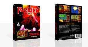 - Raiden Jaguar Scatola Custodia Gioco Ricambio + Cover Art Solo Funzionante  - Foto 1 di 10