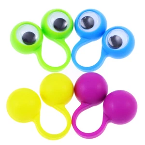 Wiggly Eyeball Finger Puppet Eye Rings Puppet Wiggly Eye Puppets Party Favors - Picture 1 of 12