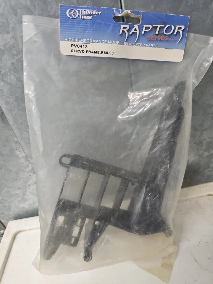 Thunder Tiger PV0413 Servo Frame Raptor R60/90 Helicopter RC Parts - Image 1 of 1