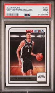 2023 Panini Hoops Basketball #277 Victor Wembanyama PSA 9 graded Rookie card - Picture 1 of 2