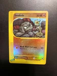 Pokemon Rare Holo REVERSE Foil Geodude 110/165 Expedition Eng A5 - Bild 1 von 4