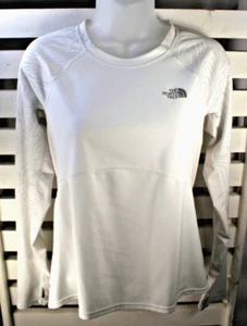 Camicia manica lunga The North Face donna taglia M bianca grigia serie Flight Vapor Wick - Foto 1 di 11
