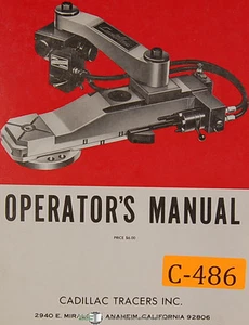 Manual de trazadores y accesorios, mantenimiento de operaciones y piezas de Cadillac - Imagen 1 de 5