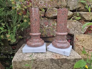 Antique Marble Granite Column - Picture 1 of 11