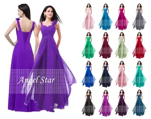 Formal Long Evening Dresses Ball Gown Party Prom Wedding Bridesmaid Dresses Lace - Picture 1 of 19