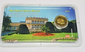 1915 Austrian Gold 1 Ducat Coin Uncirculated - Picture 1 of 4