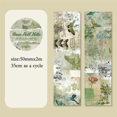 Vintage Poster Washi Tape Paper Masking Junk Journal Card Scrapbooking Crafts - Image 1 of 4