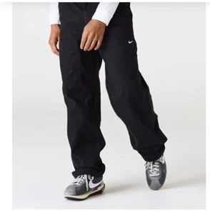 Nike Men's Life Double Panel Heavyweight Pants Black 32 DQ5179-010 MSRP $130 - Picture 1 of 9