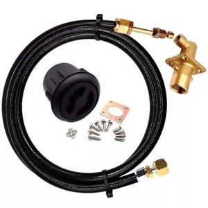 JIC , 3/4",GAS IT & GAS LOW PROPANE BOTTLE REMOTE REFILL SET 2 METRES FLEXI PIPE - Picture 1 of 6