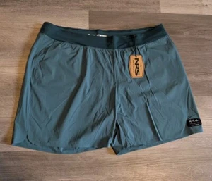 NEW NRS Women Size 14 Beda Board Shorts Green Mediterranea Drawstring NWT - Picture 1 of 5