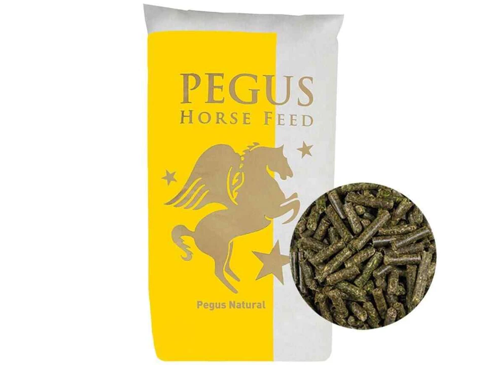 Pegus Pferdefutter Natural Luzernecobs 25 kg Cobs Aufbaufutter proteinreich - Bild 1 von 4