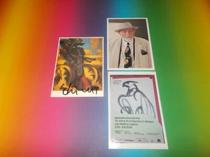 Markus Lüpertz  Art Kunst signed signiert Autogramm auf Kunstpostkarte in person - Picture 1 of 3