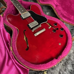 [AUTH]  Gibson ES-335 Dot Cherry 1995 Electric Gutiar F/S - Picture 1 of 11