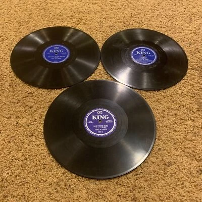 78 RPM Record R&B Jump Blues Ivory Joe Hunter Lot of 3 Rare Kings Shellac VG+ Foto 1 de 2