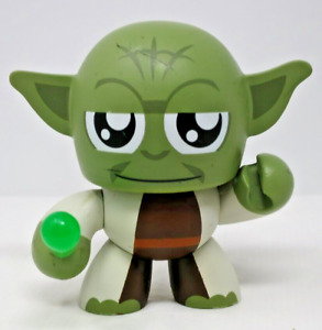 Yoda Star Wars 3” Mighty Muggs Hasbro Vinyl Figure 2010 Disney Lucasfilm Green