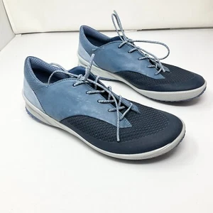 ECCO Damen Biom Life Krawatte Schuhe Wandern blau Größe 7 Sneaker - Bild 1 von 9