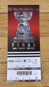 Biglietto finale Chicago Blackhawks 2013 Stanley Cup Stub Round 4 partita D NHL - Foto 1 di 2