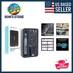 Mini Cordless Rotary Tool for 3D Finishing - 6-Speed Precision Crafting Kit - Picture 1 of 9