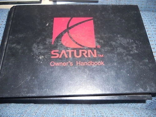 1996 SATURN SL SL1 SL2 SW2 SC1 SW1 OWNERS MANUAL - Image 1 of 1
