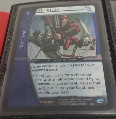 Marvel Vs DC System | Mobilize | DLS-187 | Rare Holo | Excellent - Image 1 of 4