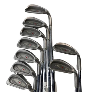 Ping EYE2 Stainless Iron Set 3-9,PW,SW RH ZZ Lite Steel UNI Flex 9pcs 25112701 - Picture 1 of 7