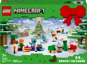 LEGO Minecraft Advent Calendar 2025 Building Toy Set 21280 with 24 Surprises New - Picture 1 of 5
