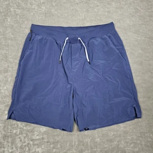 Pantalones Cortos para Correr Conejo Para Hombre Grandes Azul Forro con Cordón Rendimiento Atlético - Imagen 1 de 8