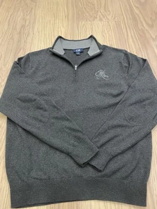 Men’s Cutter & Buck Eagle Rare 1/4 Zip Sweater Size M EUC - Picture 1 of 5