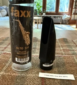 FAXX Kunststoff Altsaxophon Mundstück, schwarz - Bild 1 von 8