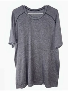 Lululemon Metal Vent Tech Short Sleeve Gray Athletic Shirt Men's XXL - Picture 1 of 6