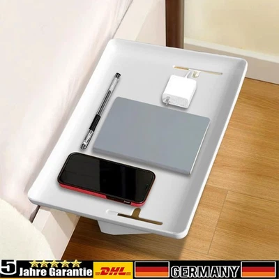 Schlafzimmer Nachttischregal Für Bett,Aufsteckbare Bettablage Mit Kabelschlitz - Bild 1 von 4