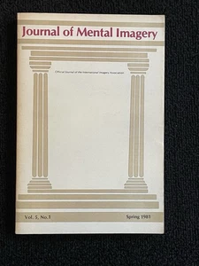 Vintage RARE 1981 Journal Of Mental Imagery Vol 5, No. 1 - X2 - Bild 1 von 6