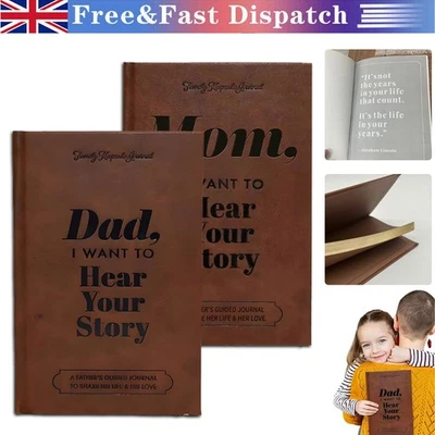 2 Books Set : Dad I want to hear your story + Mom I want to hear your story Gift