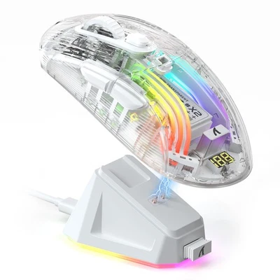 X2 Pro Wireless Gaming Mouse with RGB Charging Dock,Tri-Mode PC Gaming Mice 2... - Image 1 of 4