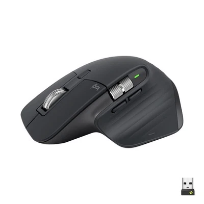 Logitech MX Master 3S mouse Mano destra Wireless a RF + Bluetooth Ottico 8000 DP - Immagine 1 di 4
