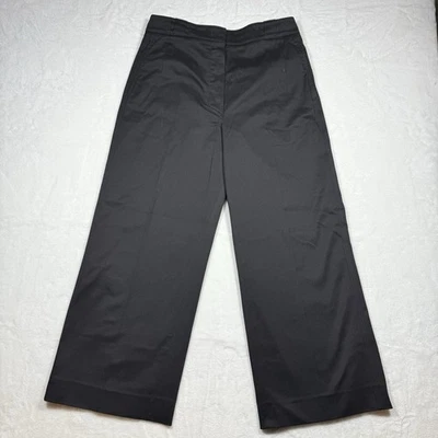 Prada Women's Black Pants Button Fly Size 44 / US Size 12 - Image 1 of 4