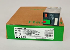 10 Pcs lot RXM4AB1B7 Schneider Electric Miniature Plug-in Relay 4CO 6A 24VAC. - Picture 1 of 6