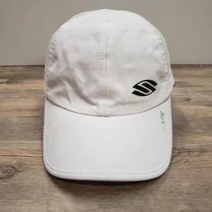 Pacific Headwear Hat Cap Strap Back White Lite 410L Lightweight Mesh Sport Mens - Picture 1 of 7