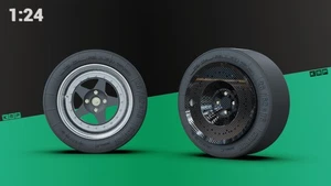 Lancia Delta 16V integrale Rims - 1988/1989 1/24 Hasegawa no Tamiya Fujimi - Foto 1 di 10