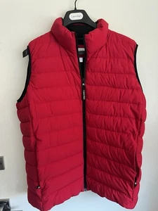 Calvin Klein Men’s Red Puffer Vest Size Large - Picture 1 of 6