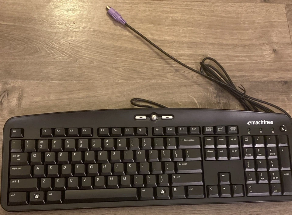 eMachines Keyboard Model KB-0705 Black New In The Box Unused - Image 1 of 4