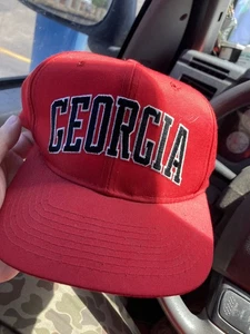 Starter Georgia Bulldogs Snapback Hat Spellout Arch Made In Korea Vintage 90’s - Picture 1 of 3